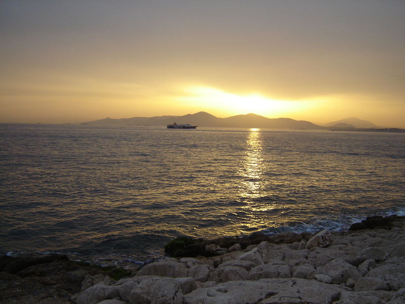 Athens Sonnenuntergang