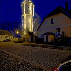 Athensleben, Wasserturm zur Adventszeit (2)