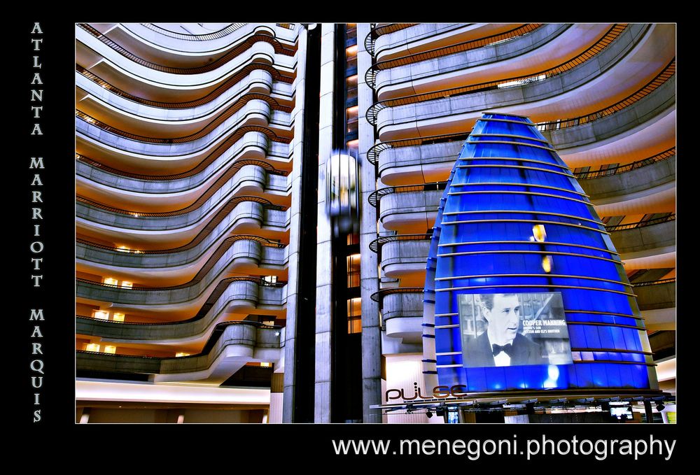 Atlanta Marriott Marquis mit Segel