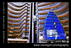 Atlanta Marriott Marquis mit Segel