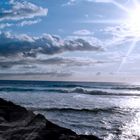 atlantic ocean at sunset