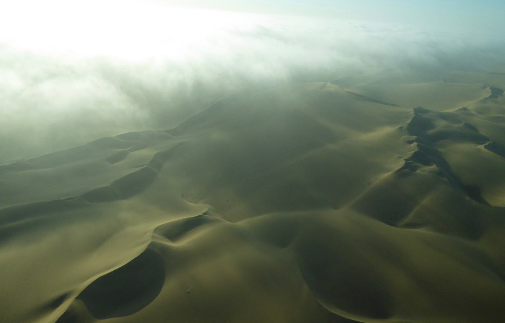Atlantiknebel über der Namib