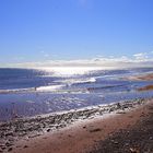 Atlantikstrand an der Gaspesie-Halbinsel (Quebec, Kanada)