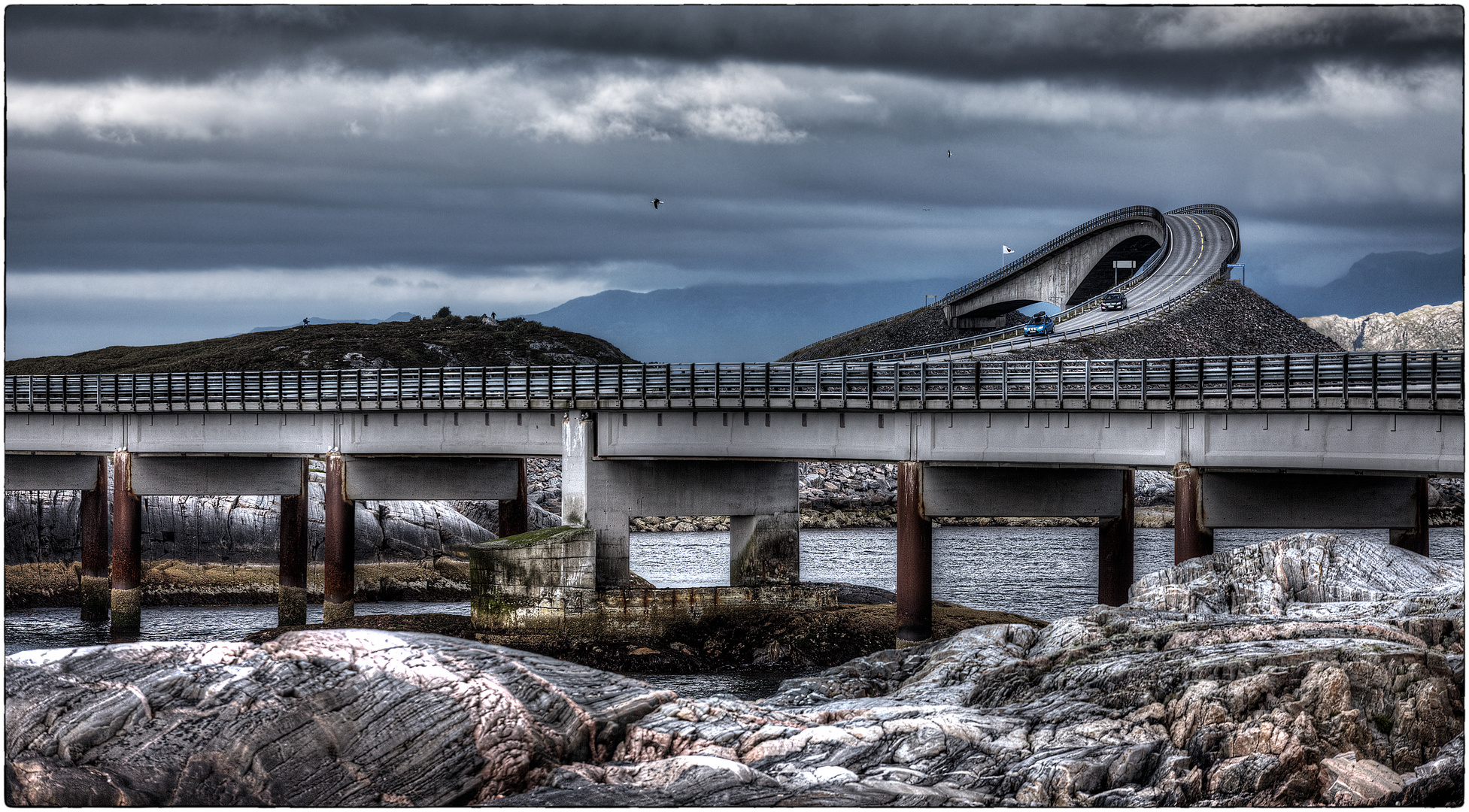 Atlantikstraße Foto & Bild art, wasser, architektur Bilder auf