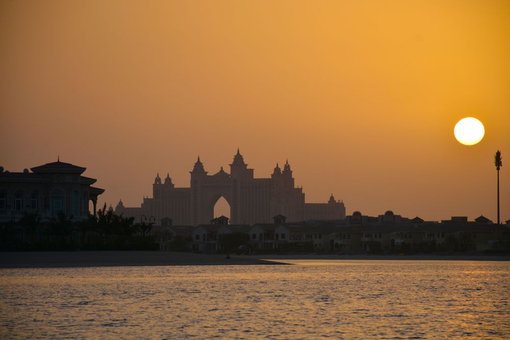 Atlantis by sunset