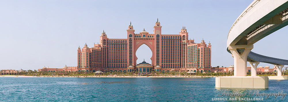 Atlantis Hotel auf Palm Jumeirah Dubai (500 Megapixel)