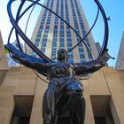 Atlas-Statue am Rockefeller Center