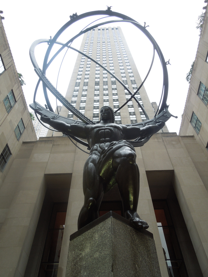 Atlas - Statue am Rockefeller Center in NYC