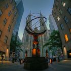 Atlas Statue und St. Patrick’s Cathedral in New York