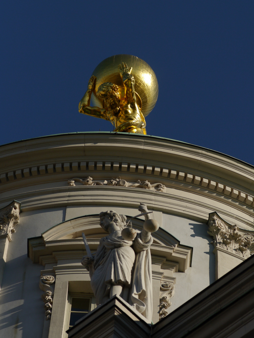 Atlas und Justitia