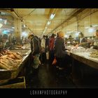 atmosphere of a traditional fish market