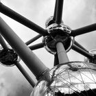 Atomium Brüssel b/w