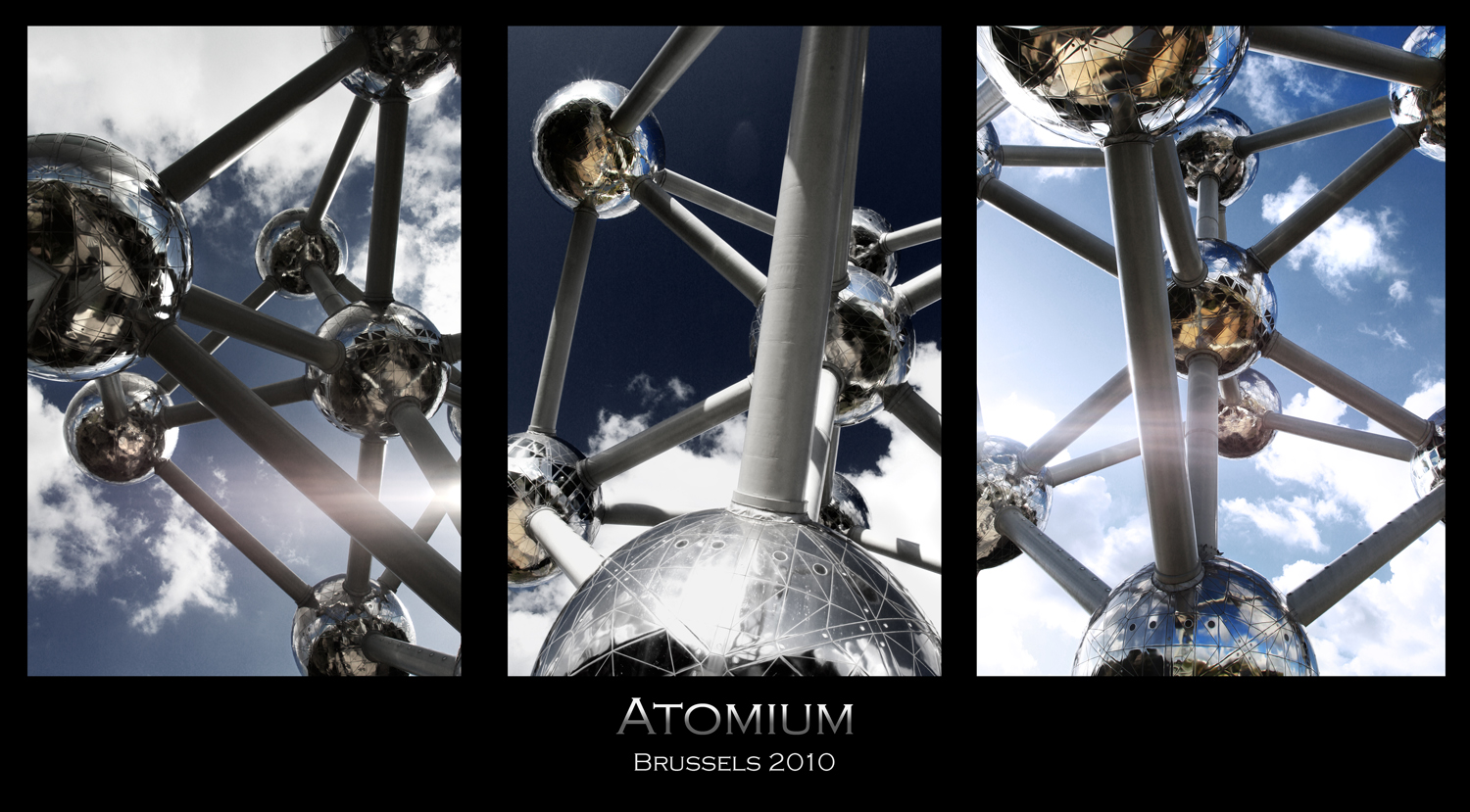 Atomium in 3 Bildern