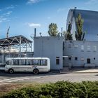 Atomkraftwerk Tschernobyl mit neuen Sarkophag