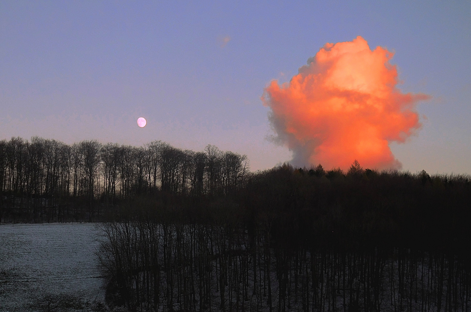Atompilz Foto & Bild | wolken, winter, natur Bilder auf ...