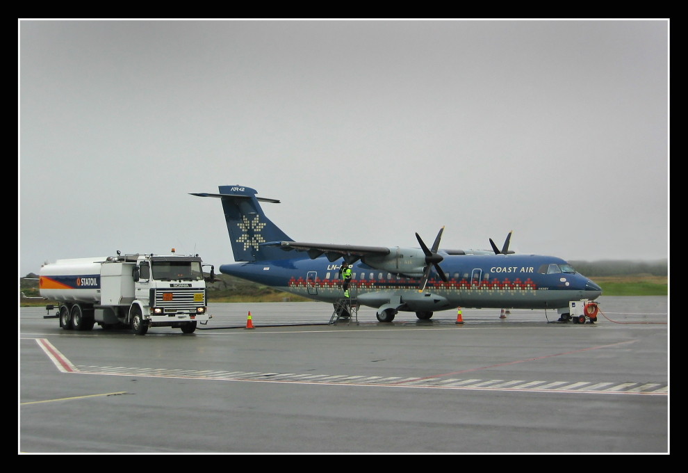 ATR-42 Flughafen Haugesund