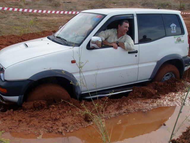 Atrapado en el barro