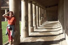 Atrium der Badeanstalt im antiken Pompeji