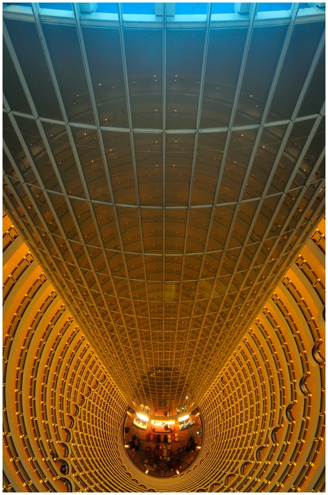 Atrium des Grand Hyatt Hotels, Jin Mao Tower, Shanghai