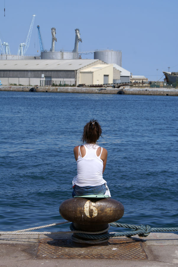 Attente sur le port de Sète