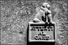 Attenti al cane (Beware of the dog)