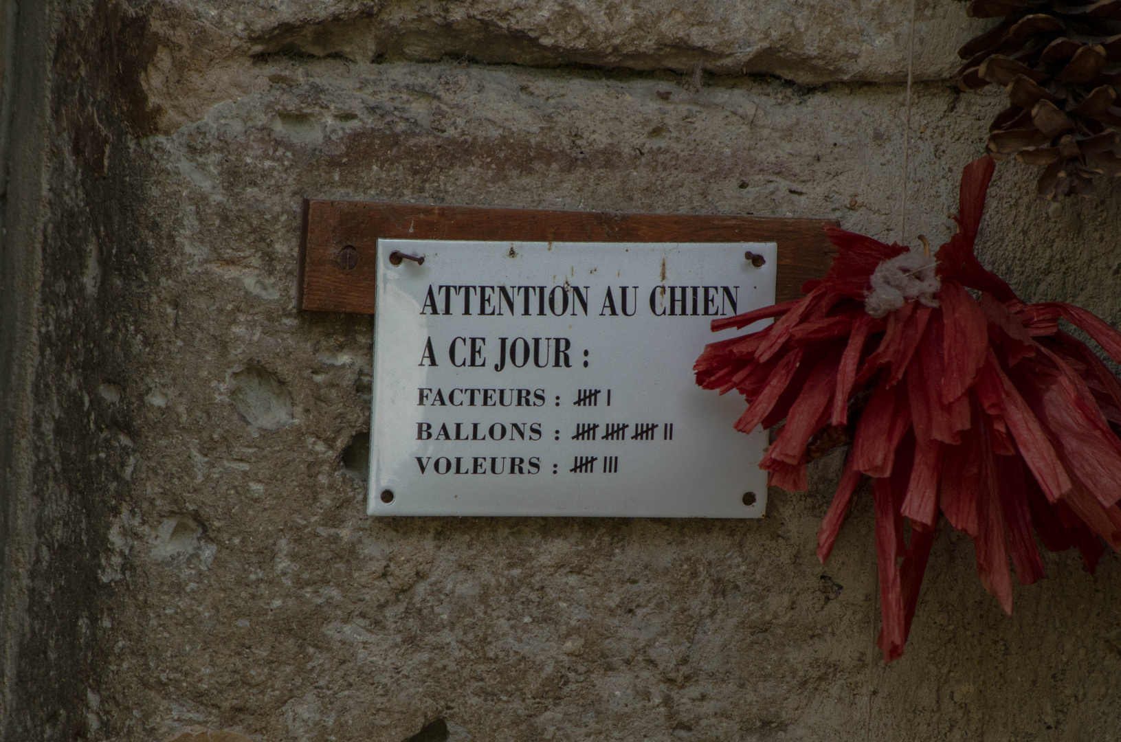 attention au chien .....