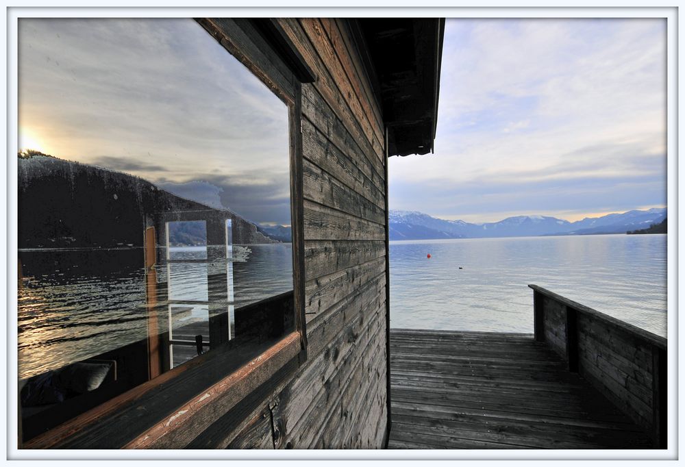 ATTERSEE IM WINTER