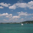 Attersee mit Boot
