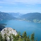 Attersee vom Schoberstein Richtung Mondsee