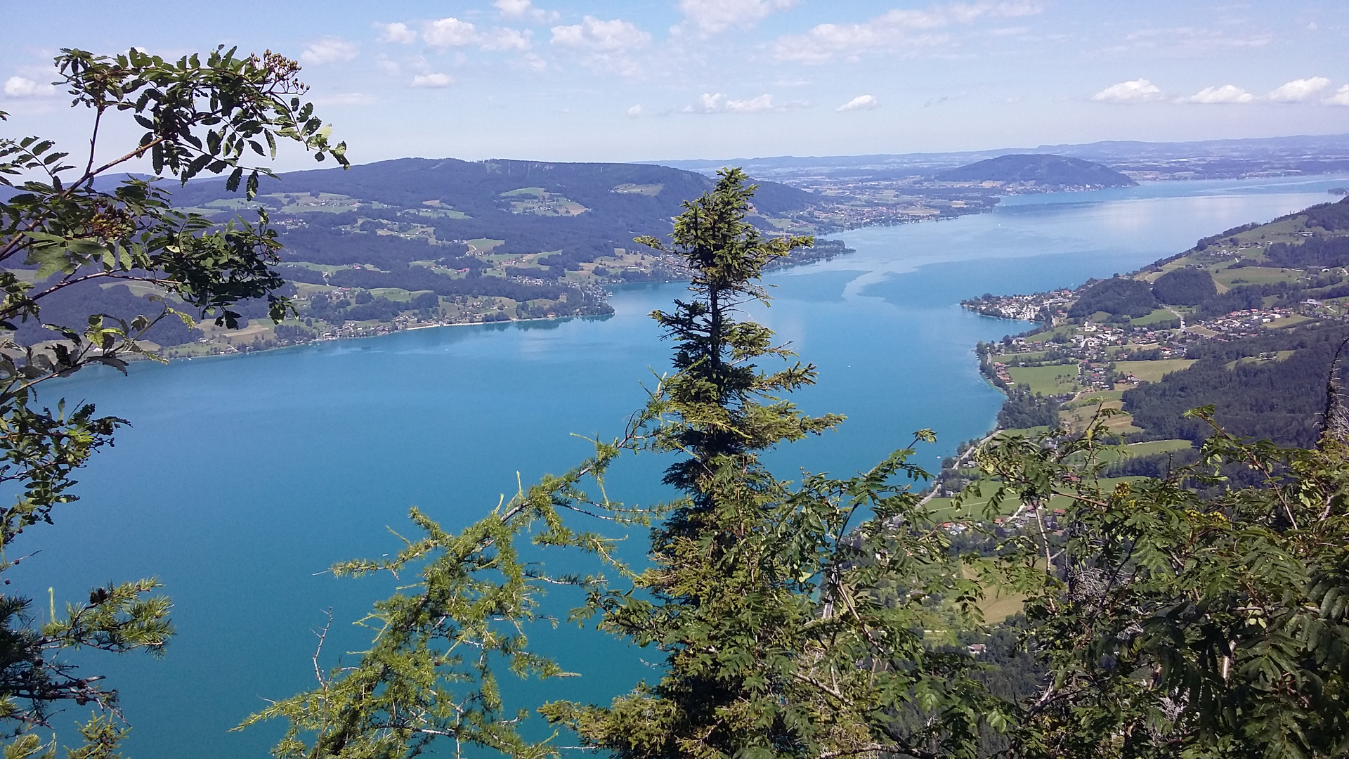 Atterseer Schoberstein Tiefblick zum Attersee 2