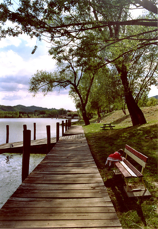 Attimi in riva al lago