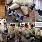 Atuendo tradicional y cencerros de los joaldunak de Ituren (Navarra/Nafarroa) en el Carnaval 2013.