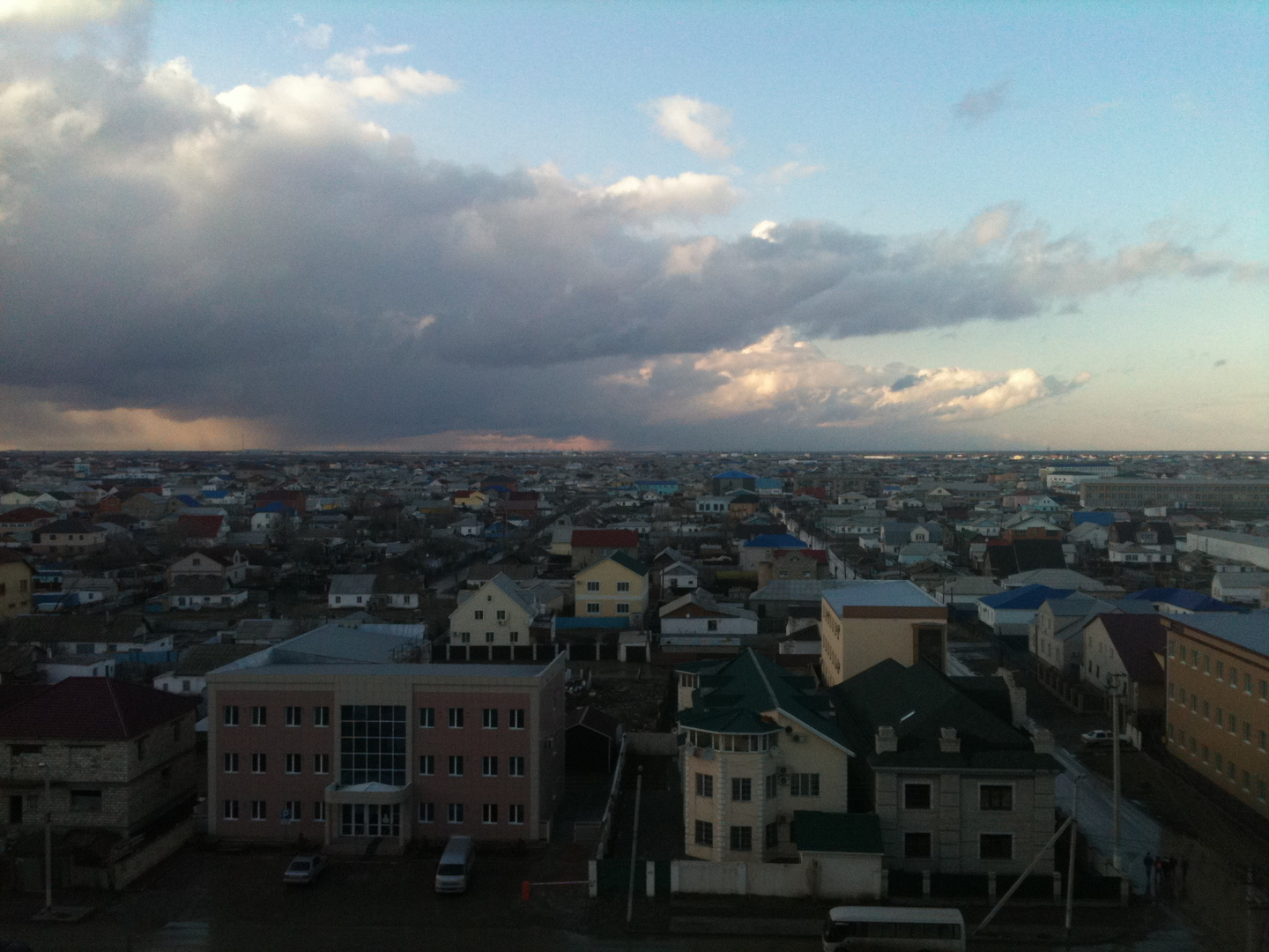 Atyrau am Kaspischen Meer im Maerz 2011