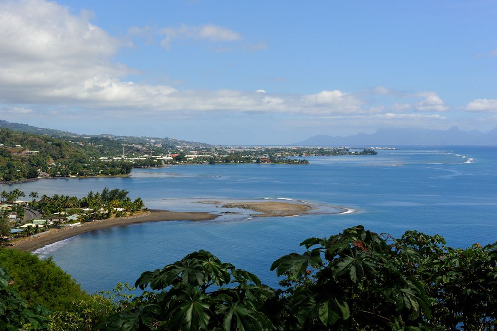 Au belvédère du Tahaara, Tahiti