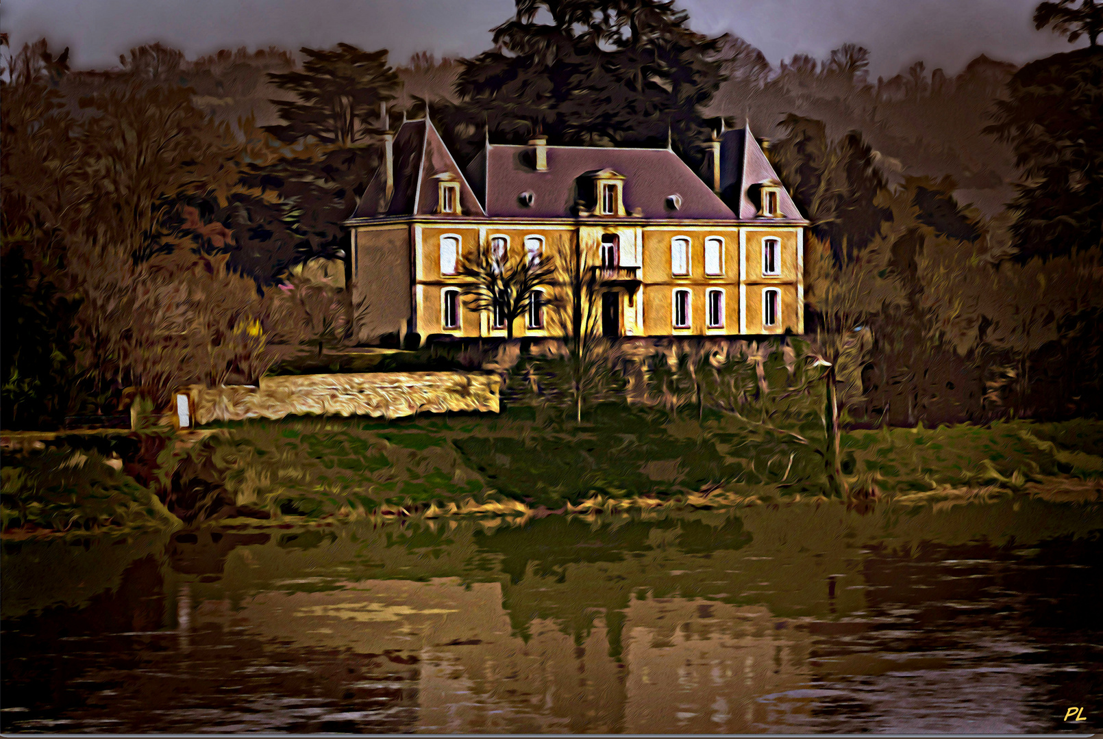 Au bord de la Dordogne Port St foy