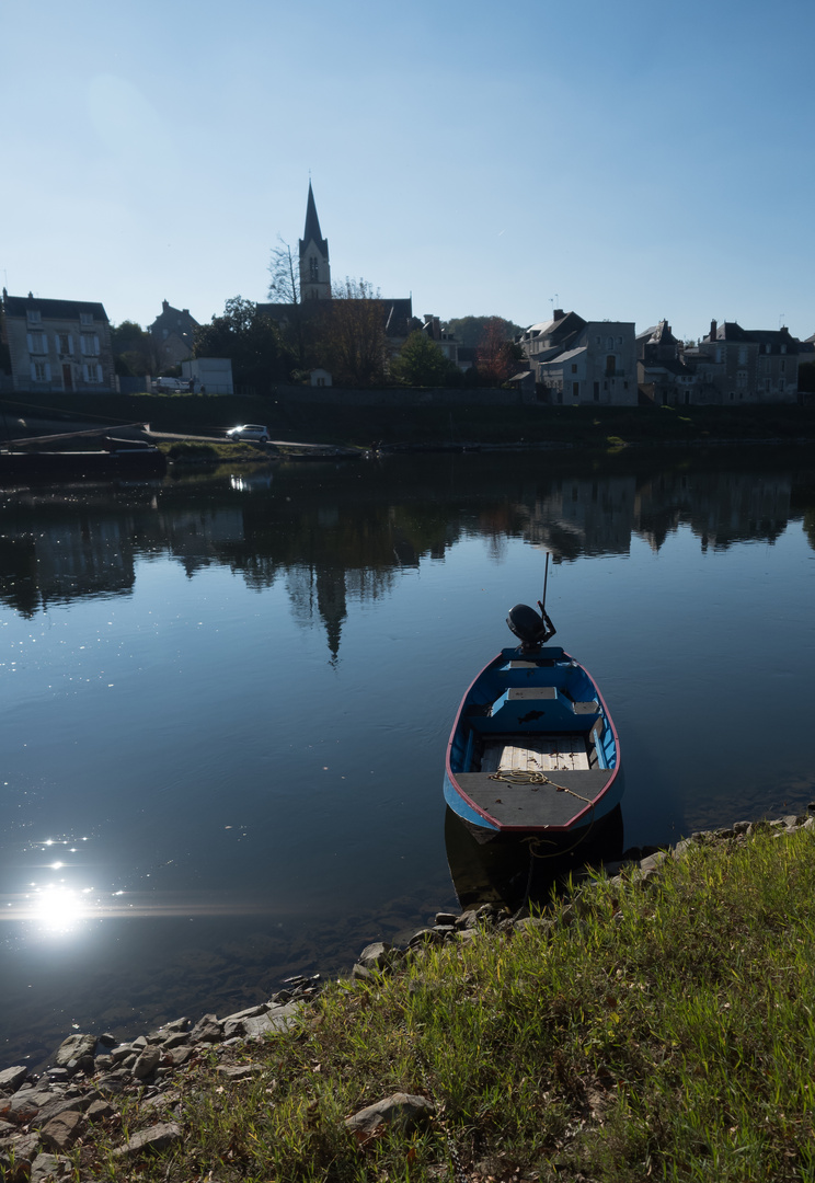 Au bord de la  Loire