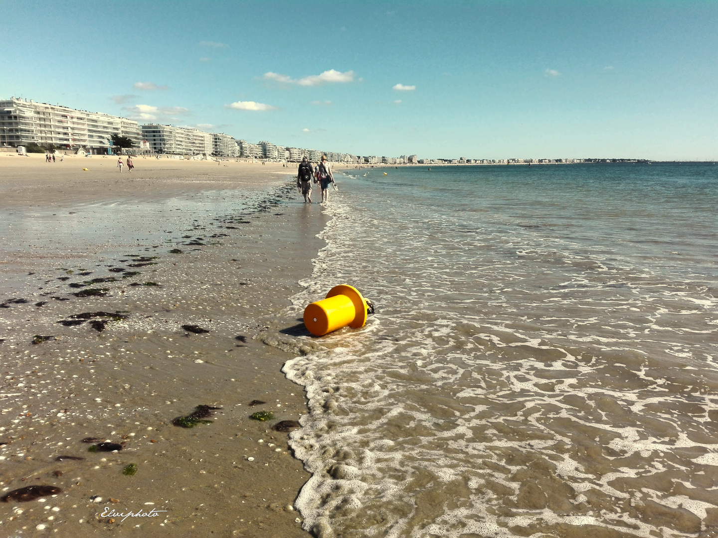 Au bord de la plage 