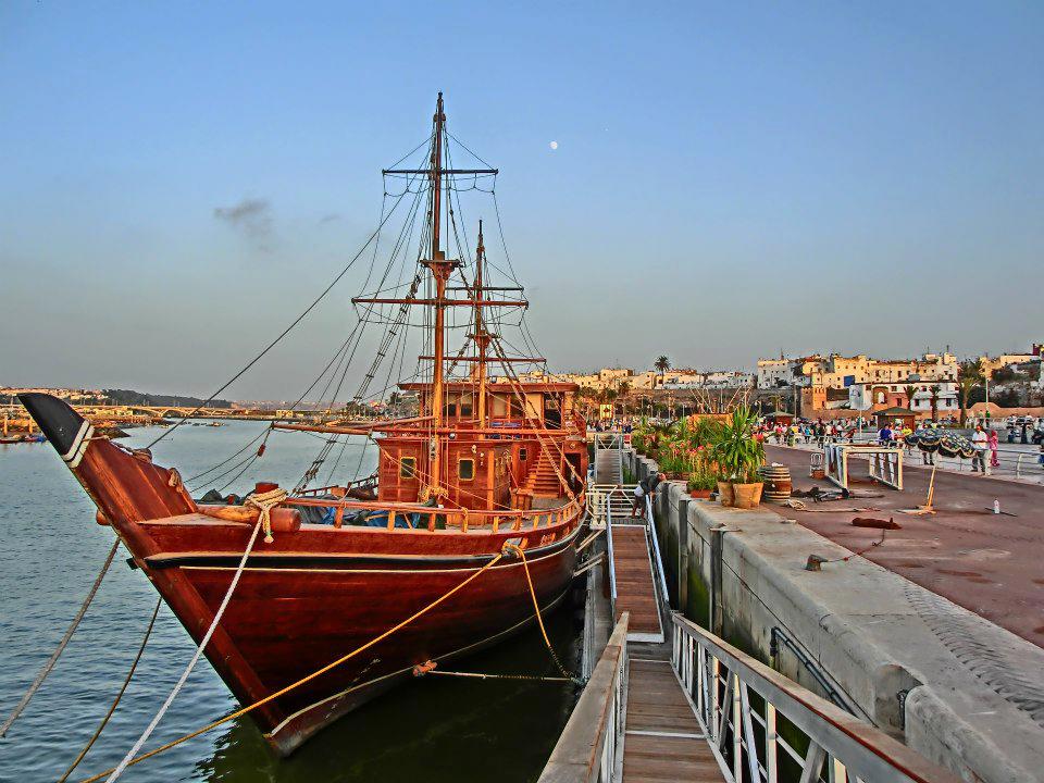 au bord du Bouregreg  Salé, Rabat