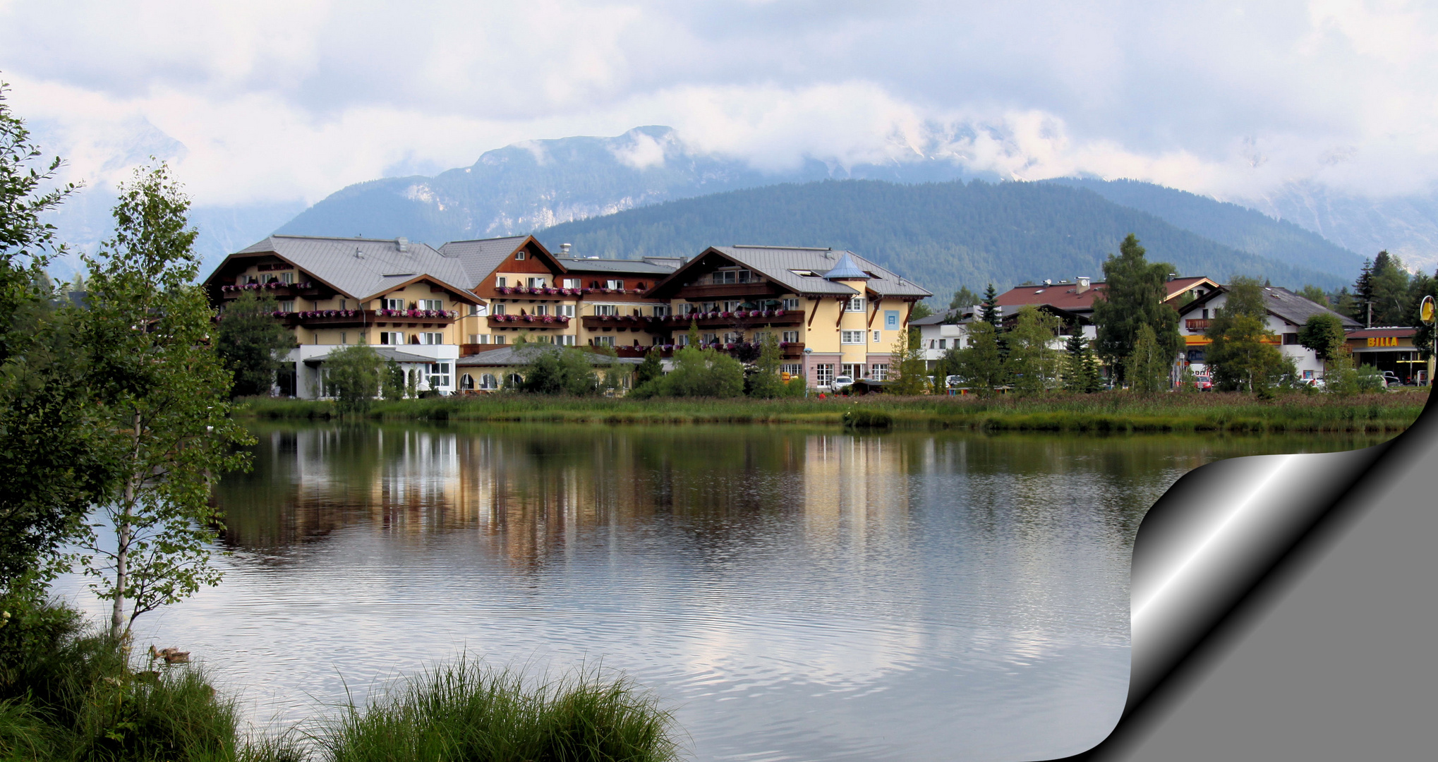 au bord du lac!