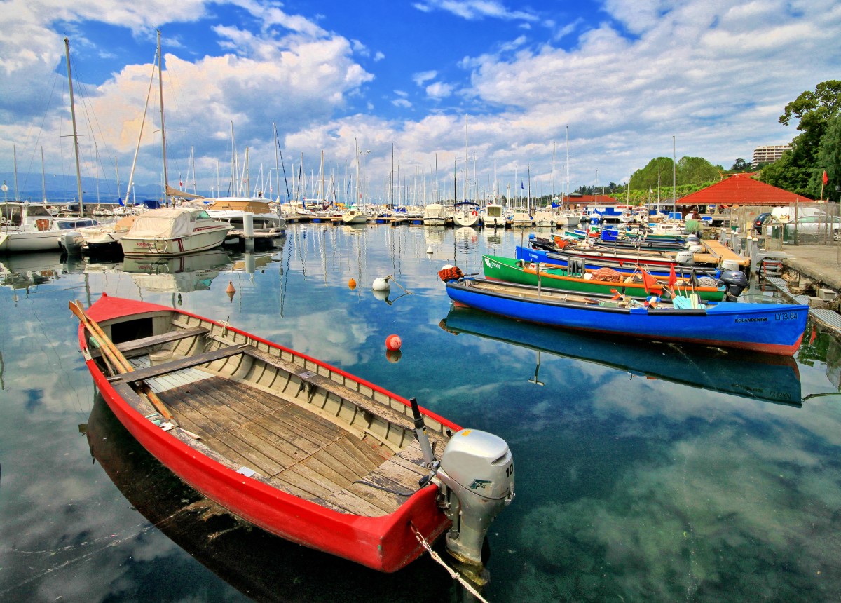 Au bord du Lac Léman