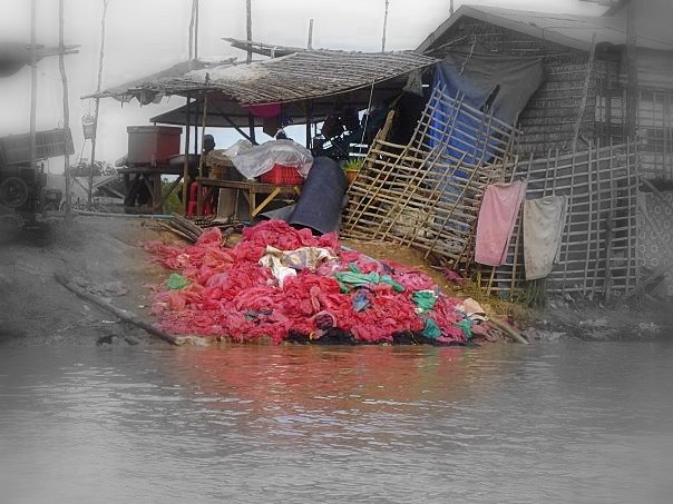 Au bord du Tonle Sap - Cambodge