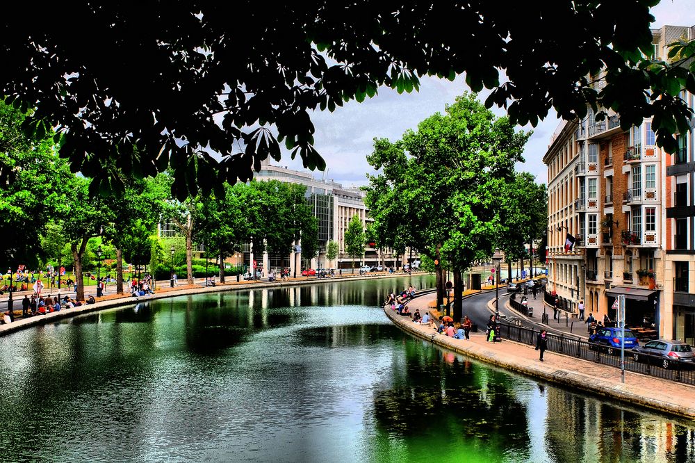 Au canal Saint-Martin...