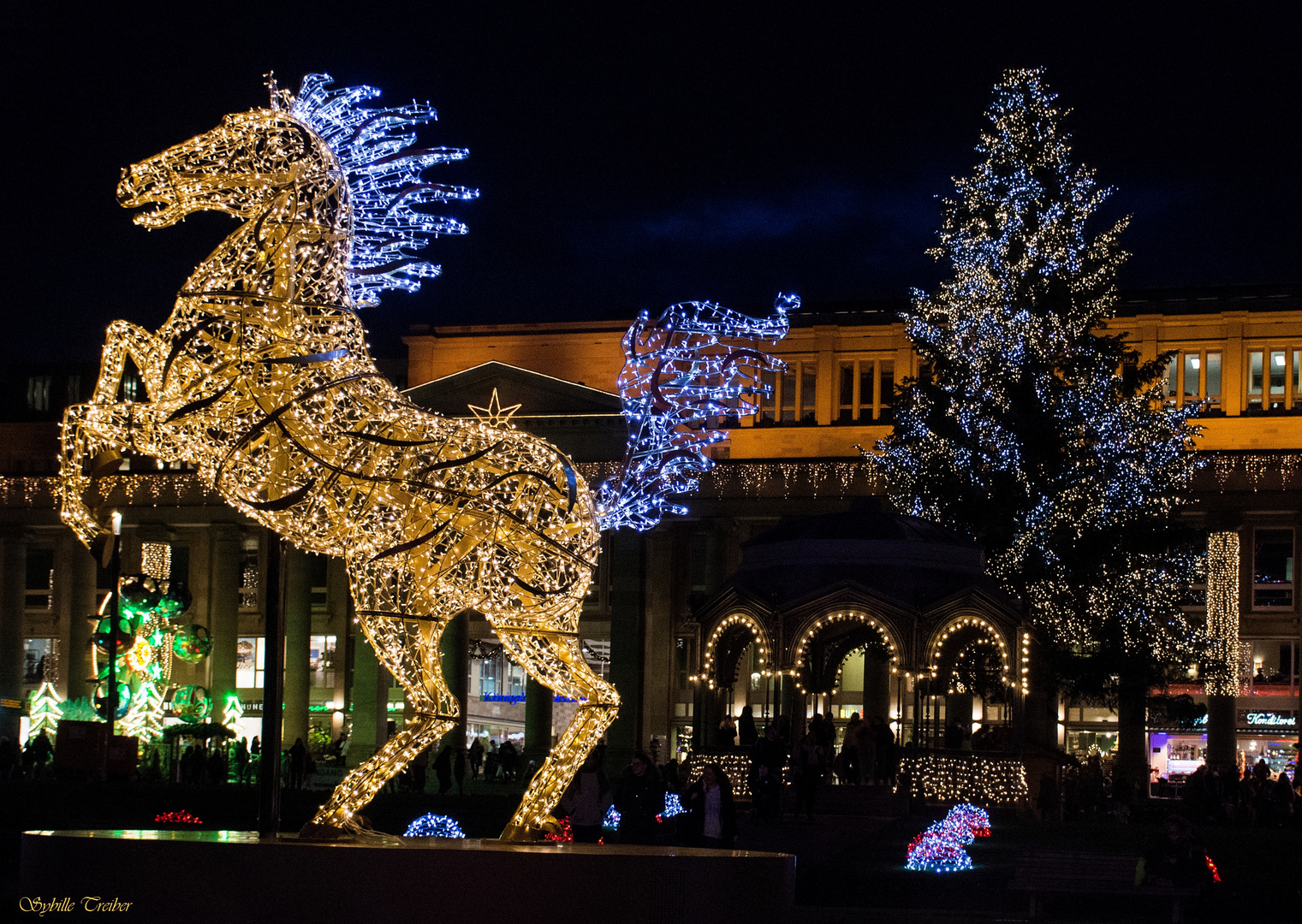 Au centre de Stuttgart ce soir