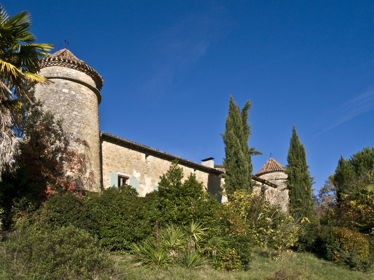 Au Château de Peyriac en début d’automne