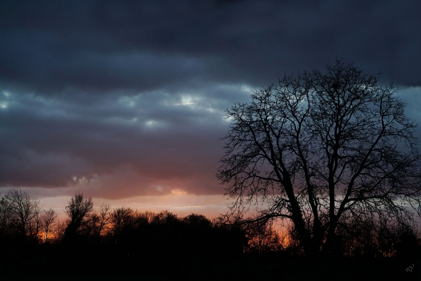 Au crépuscule.....