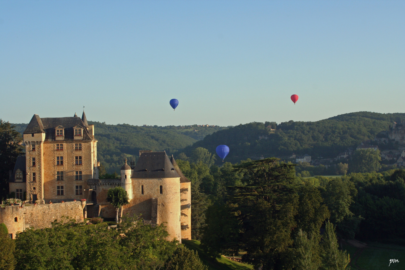 au décollage le premier château