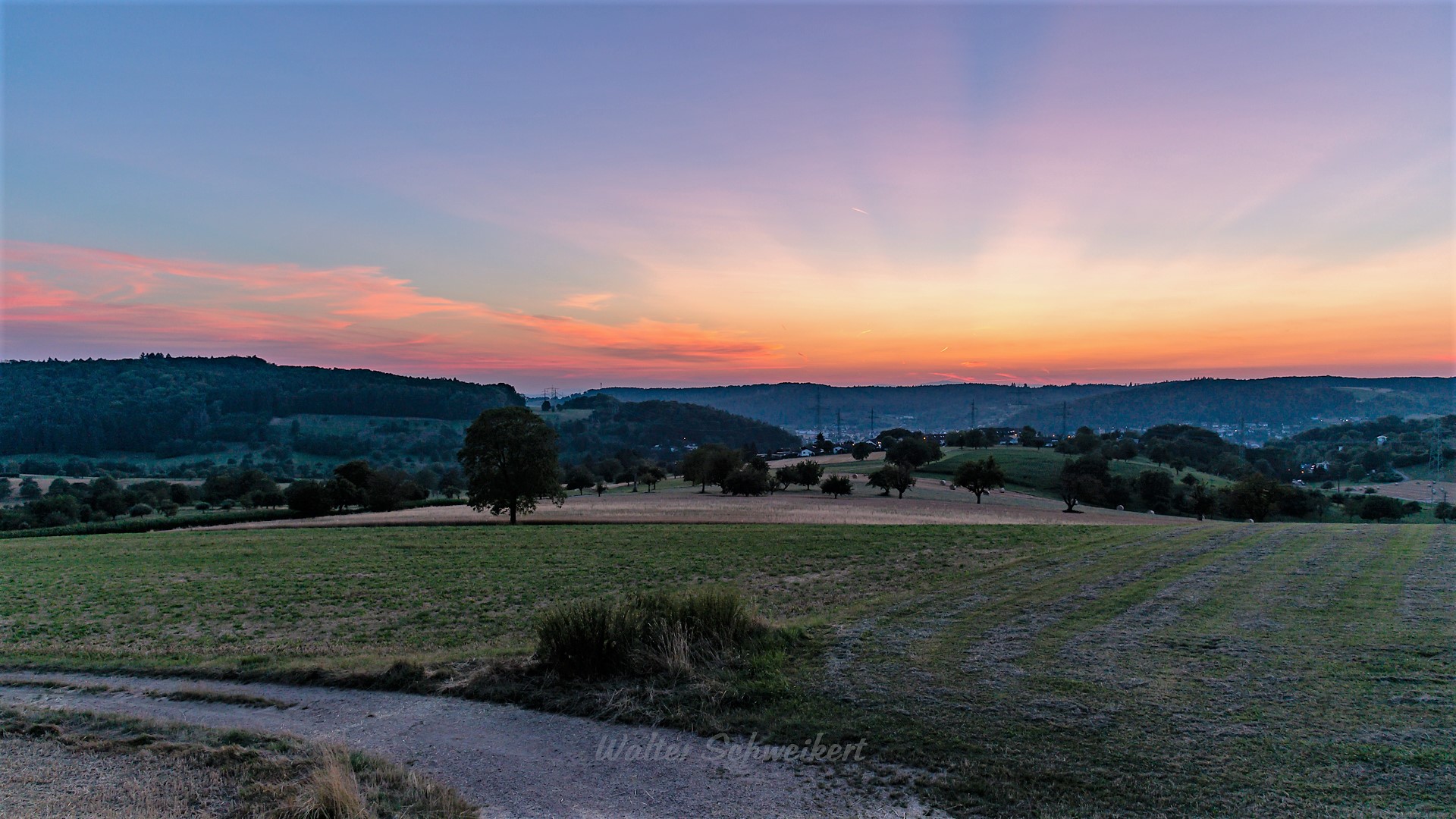 Au des isch e schöne Sunneuntergang