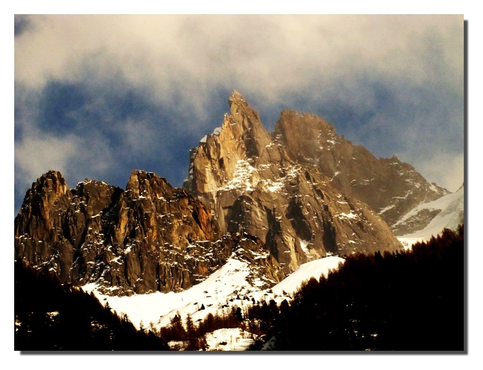 au-dessus de Chamonix