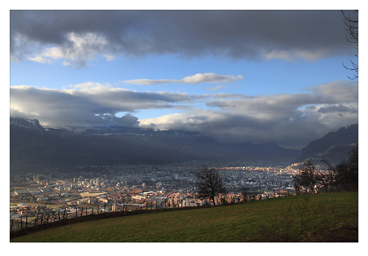 au dessus de Grenoble