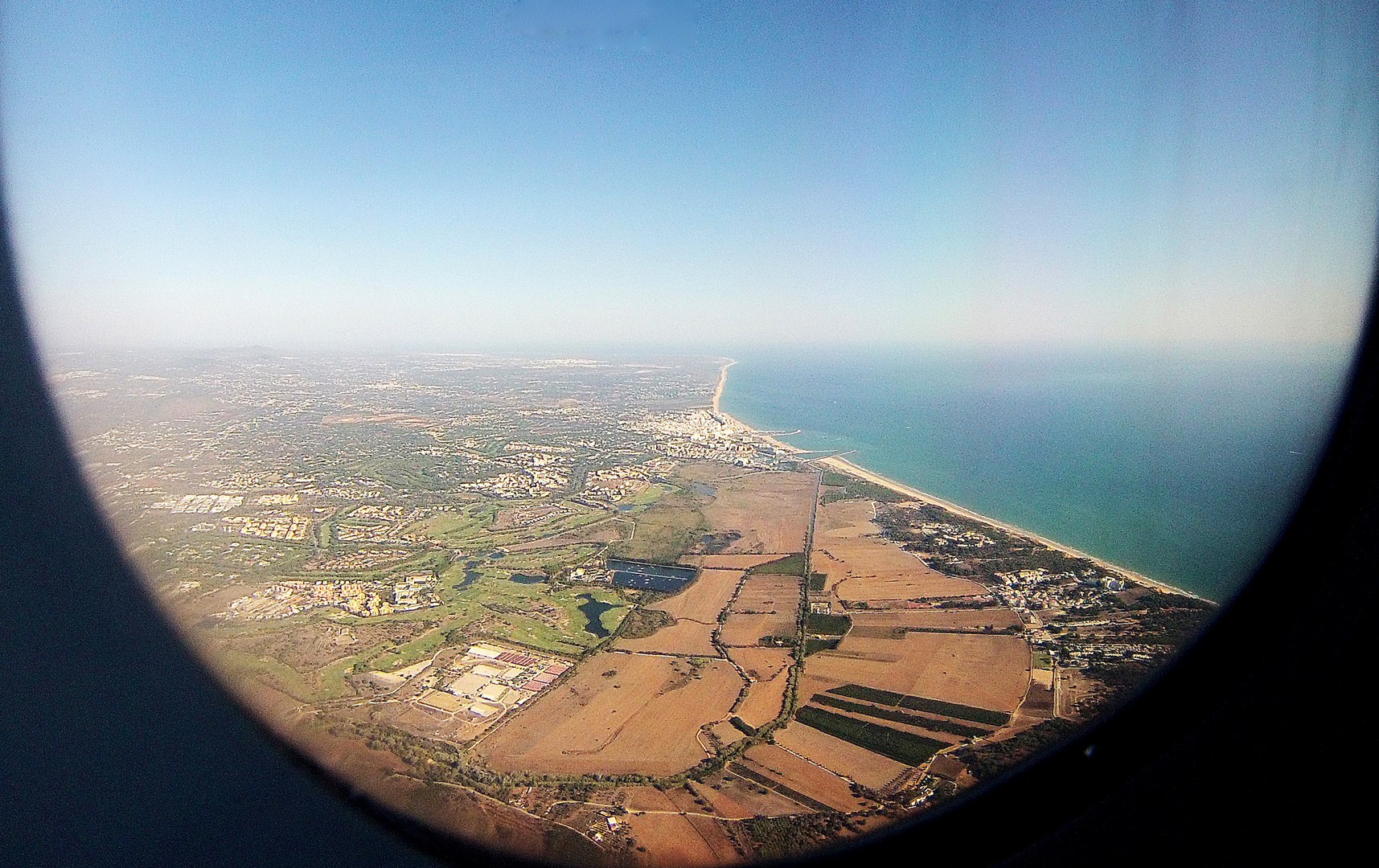 Au-dessus de la Côte d‘Algarve